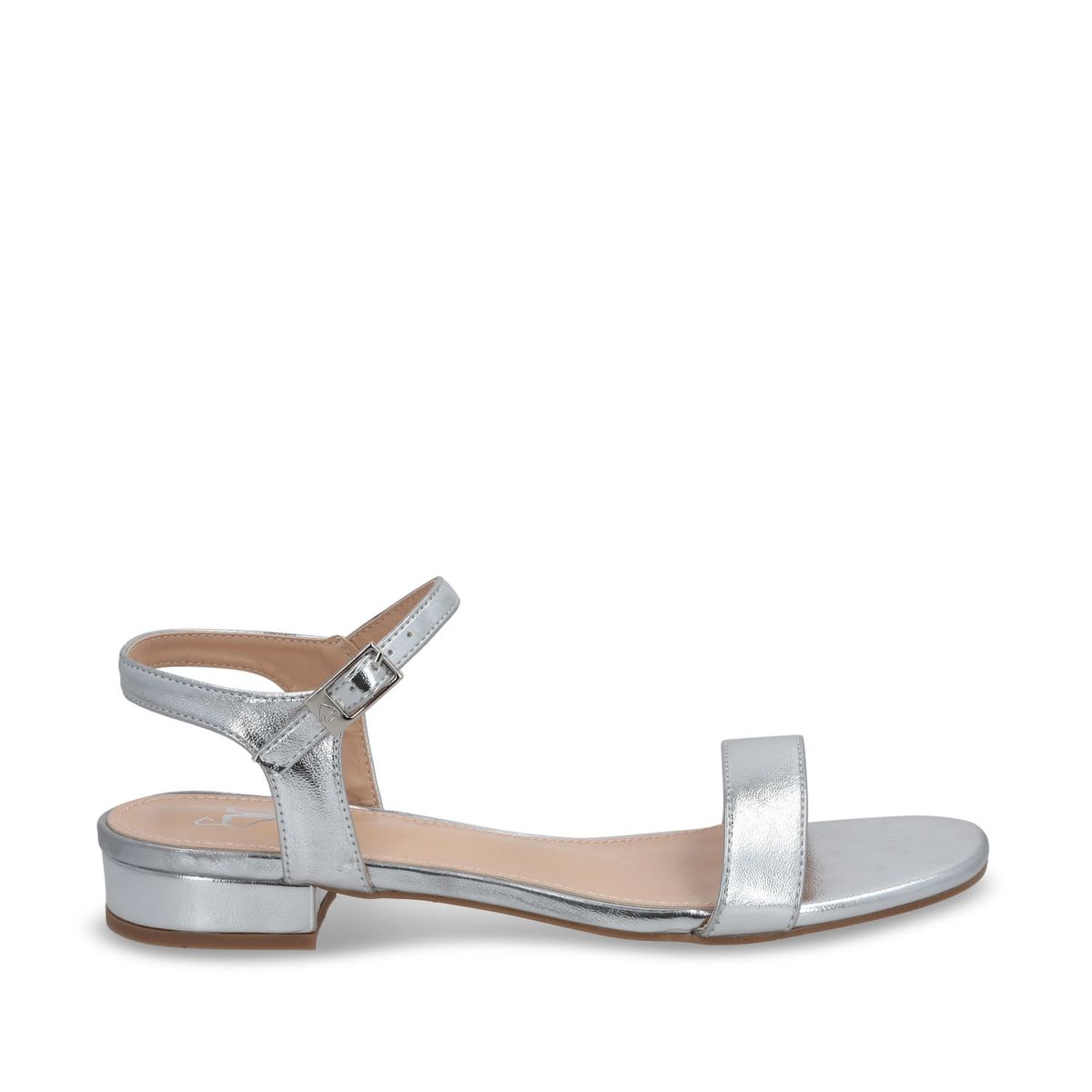 GOTTA - Sandalia Mujer Plateada Plana 55201 Gotta