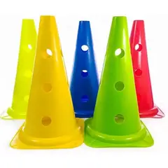 EQUUS - Cono Atletismo Perforado Plástico 15 38 cm