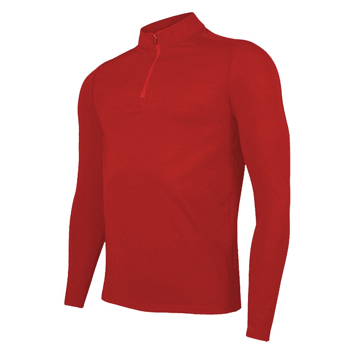 ANDESLAND OUTDOOR APPAREL - Polera Micropolar Primera Capa con Cierre Chilla Rojo Hombre