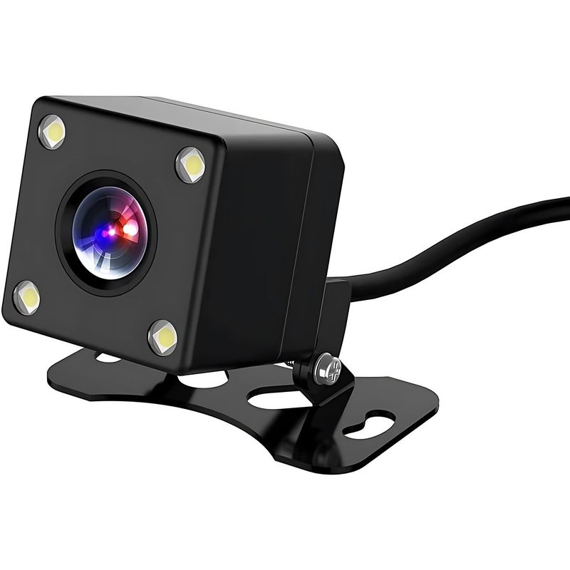 NOVYSTOR - Cámara Autoretroceso Visión Nocturna 4 Led Ip68