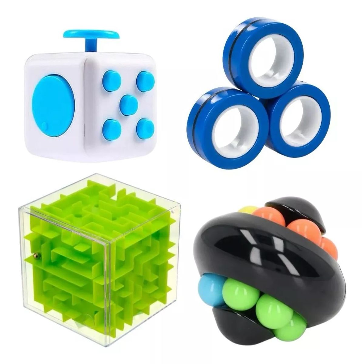 GENERICO - Set Didáctico Sensorial Alivio De Ansiedad Autismo Tdah Tea