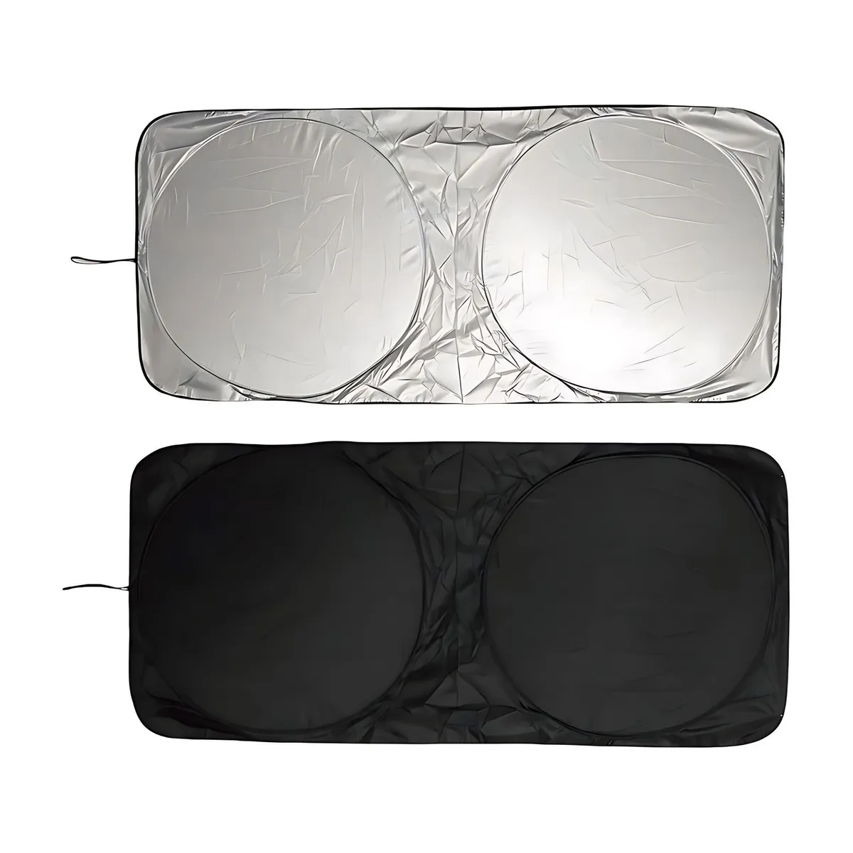 NOVYSTOR - Cubre Parabrisas Auto, Parasol Con Protección Uv Compactable