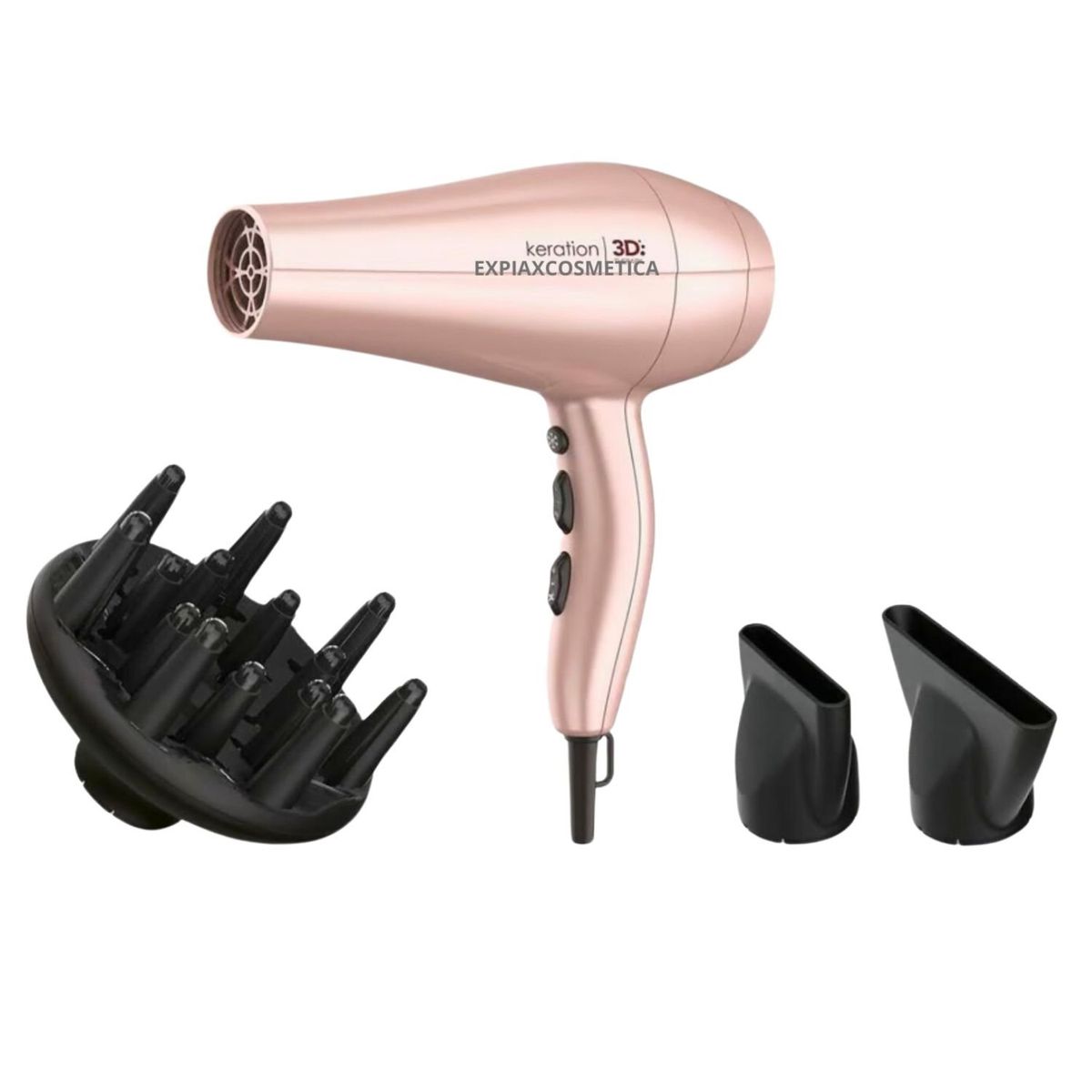GAMA - Secador de Pelo Keration Diva 3D Therapy Gama Protege la Keratina