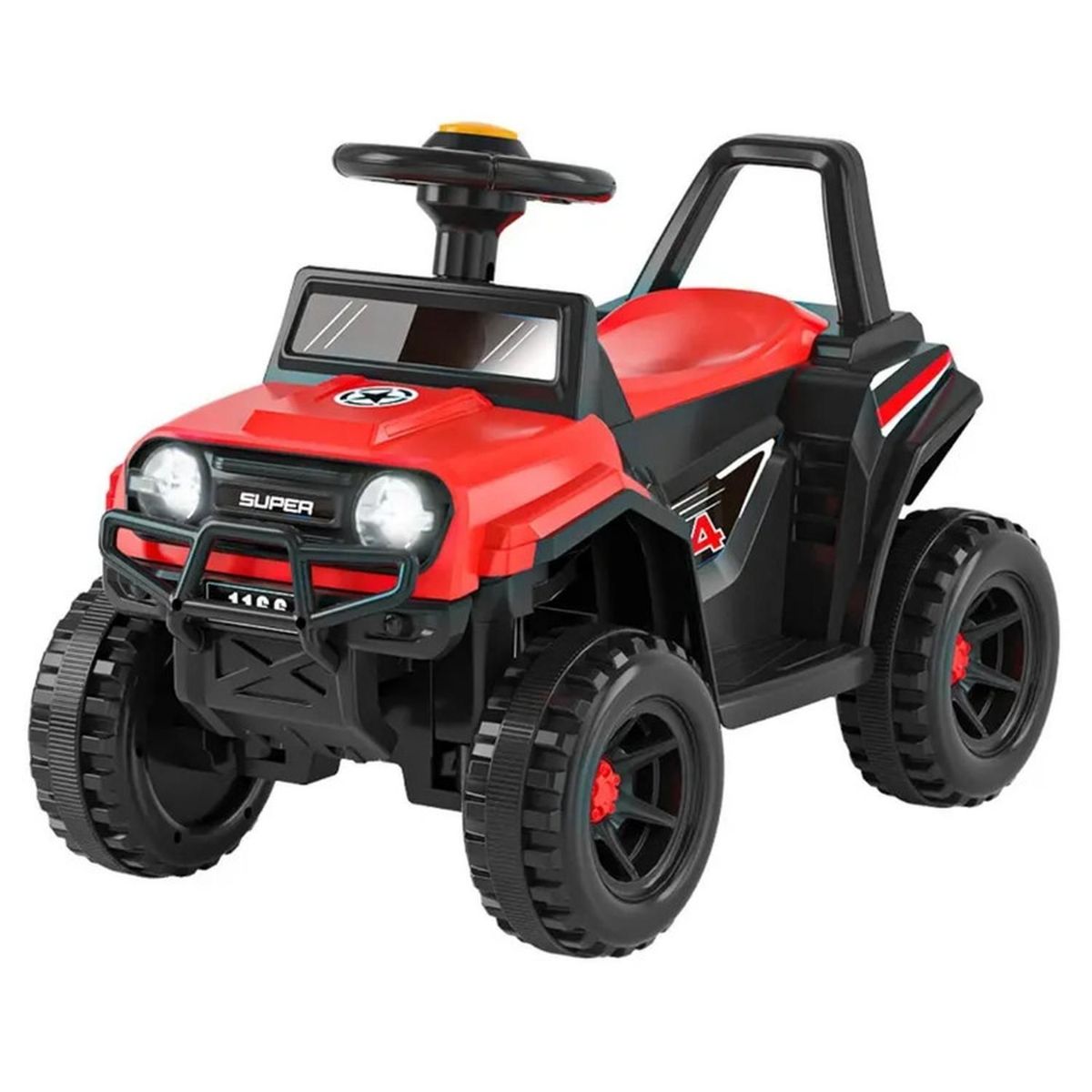 AUCKLAND OUTDOOR - Moto Electrica Bateria Jeep Niño Luces Y Sonido 1166 Rojo