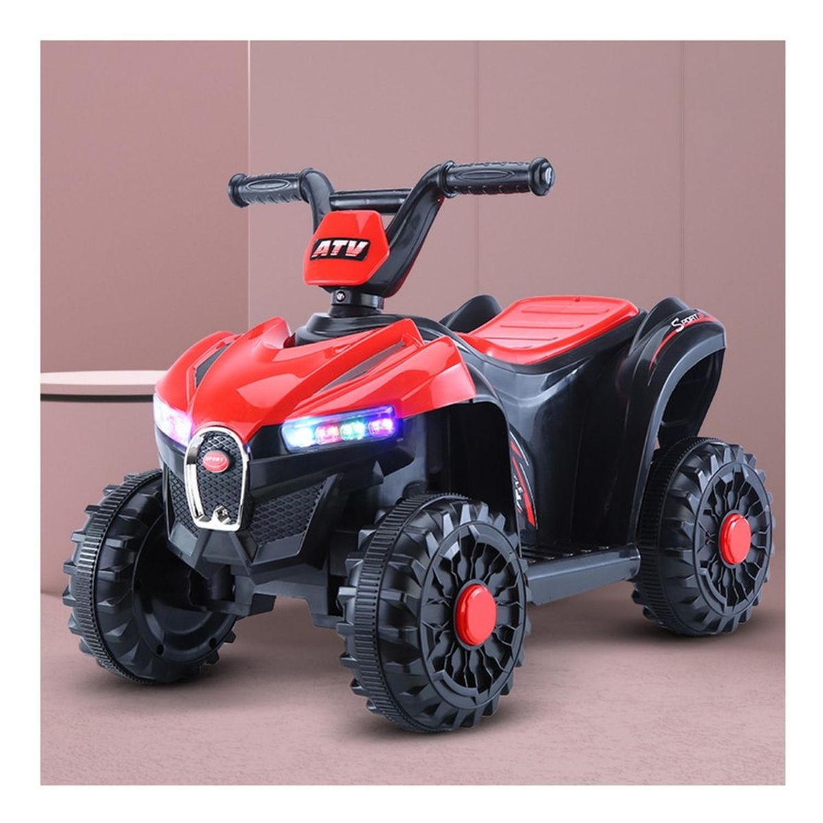AUCKLAND OUTDOOR - Moto Electrica Bateria Auto Niño Luz Y Sonido D68 Roja