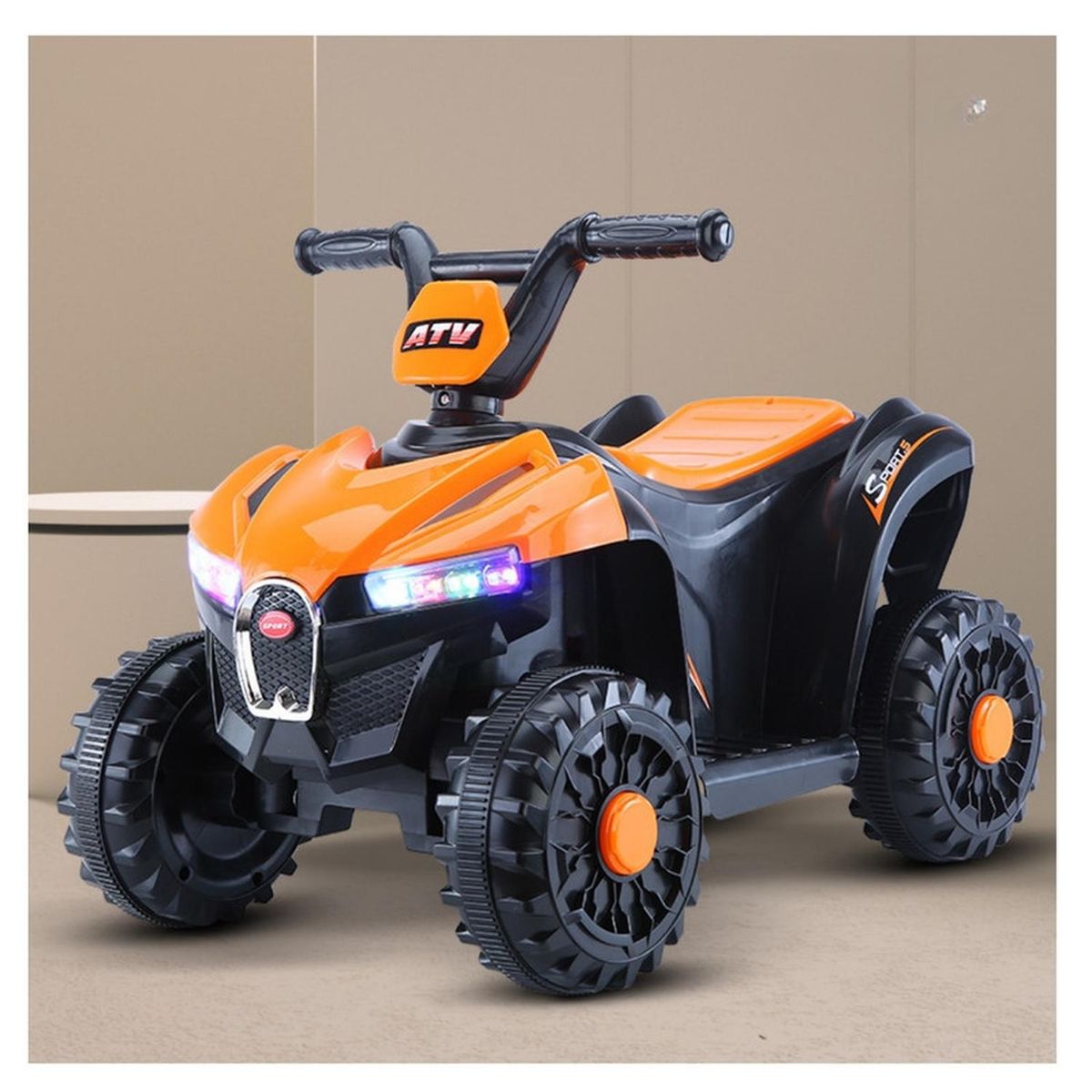 AUCKLAND OUTDOOR - Moto Electrica Bateria Auto Niño Luz Y Sonido D68 Naranja