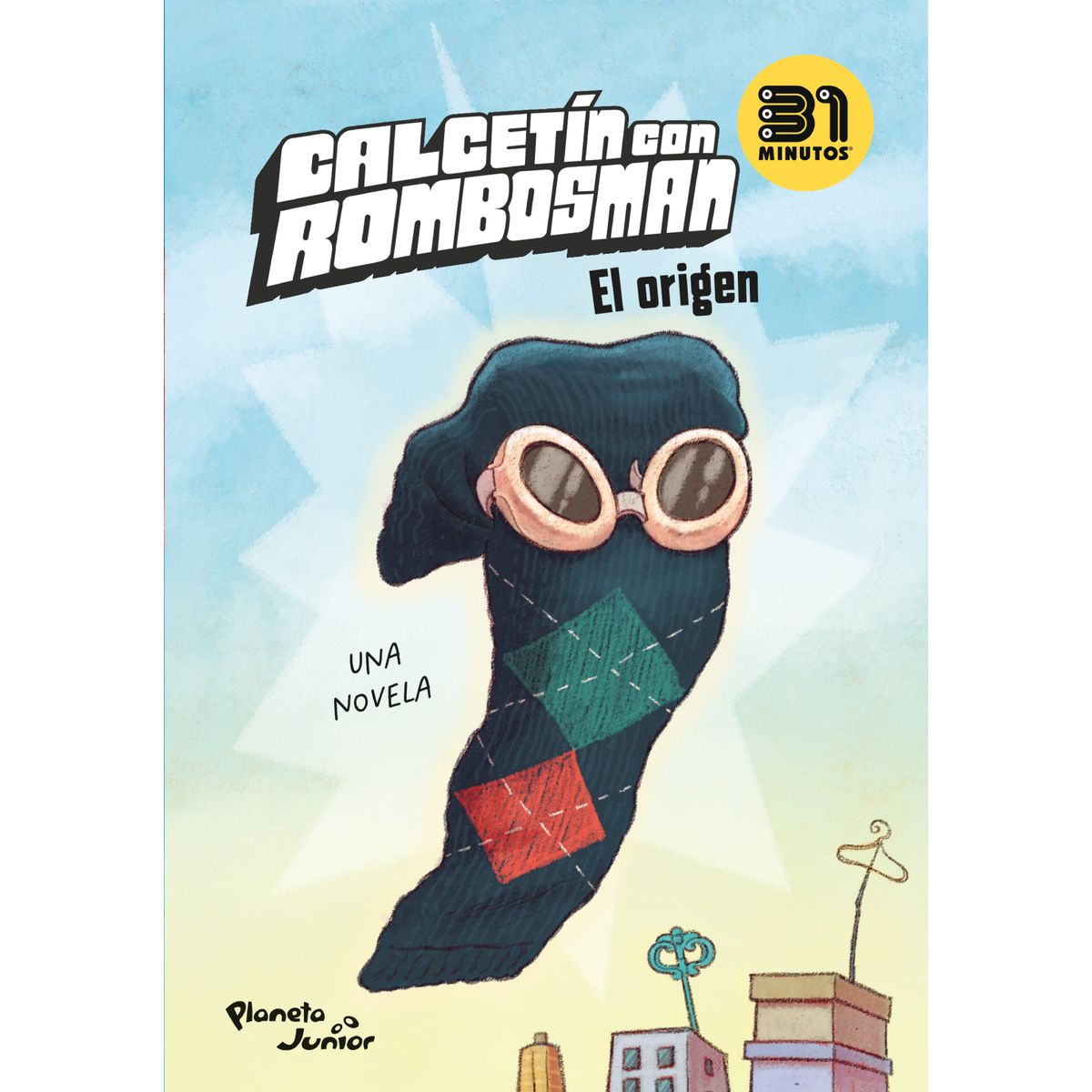 PLANETA - Libro Calcetín con rombos man - El origen - 31 minutos