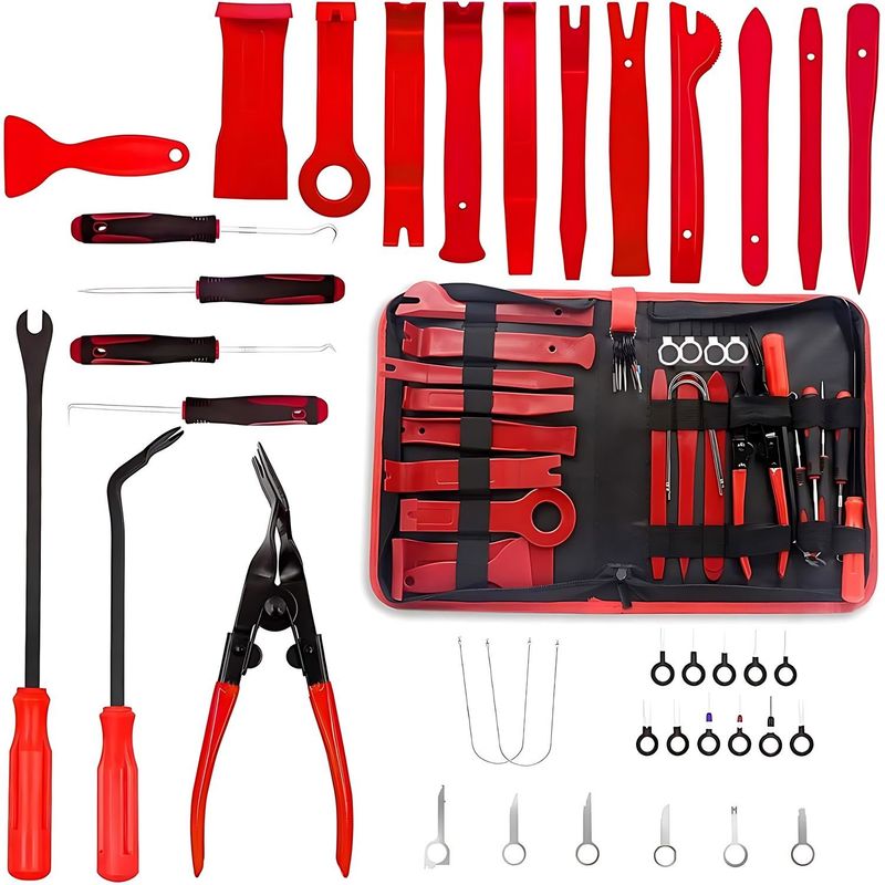 NOVYSTOR - Kit De Herramientas Desmontaje Audio Tableros Auto 19 Piezas
