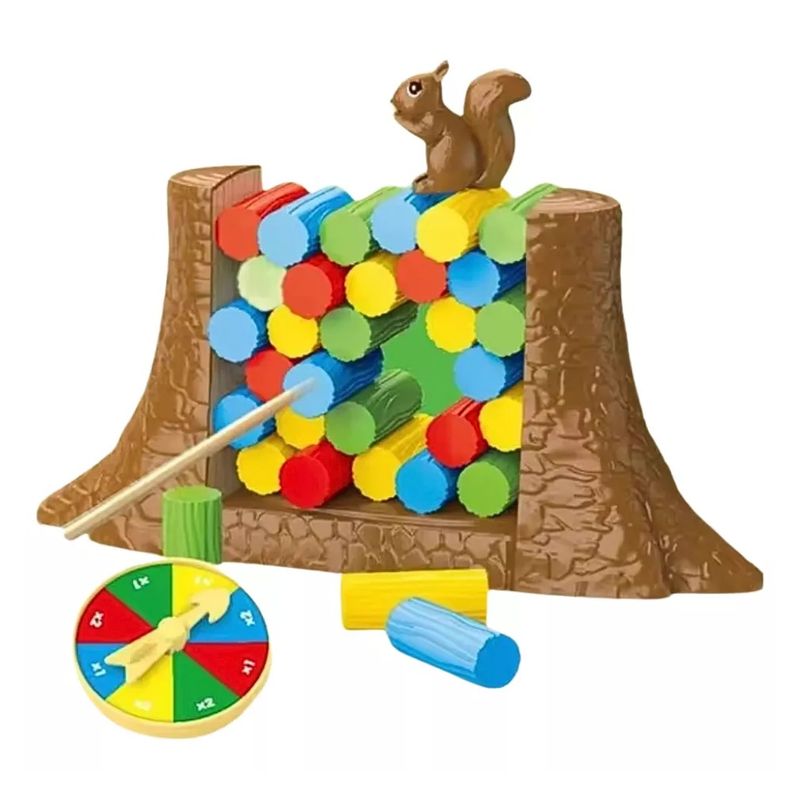 GENERICO - Juego De Mesa Torre Apilable Encaje No Botar Ardilla