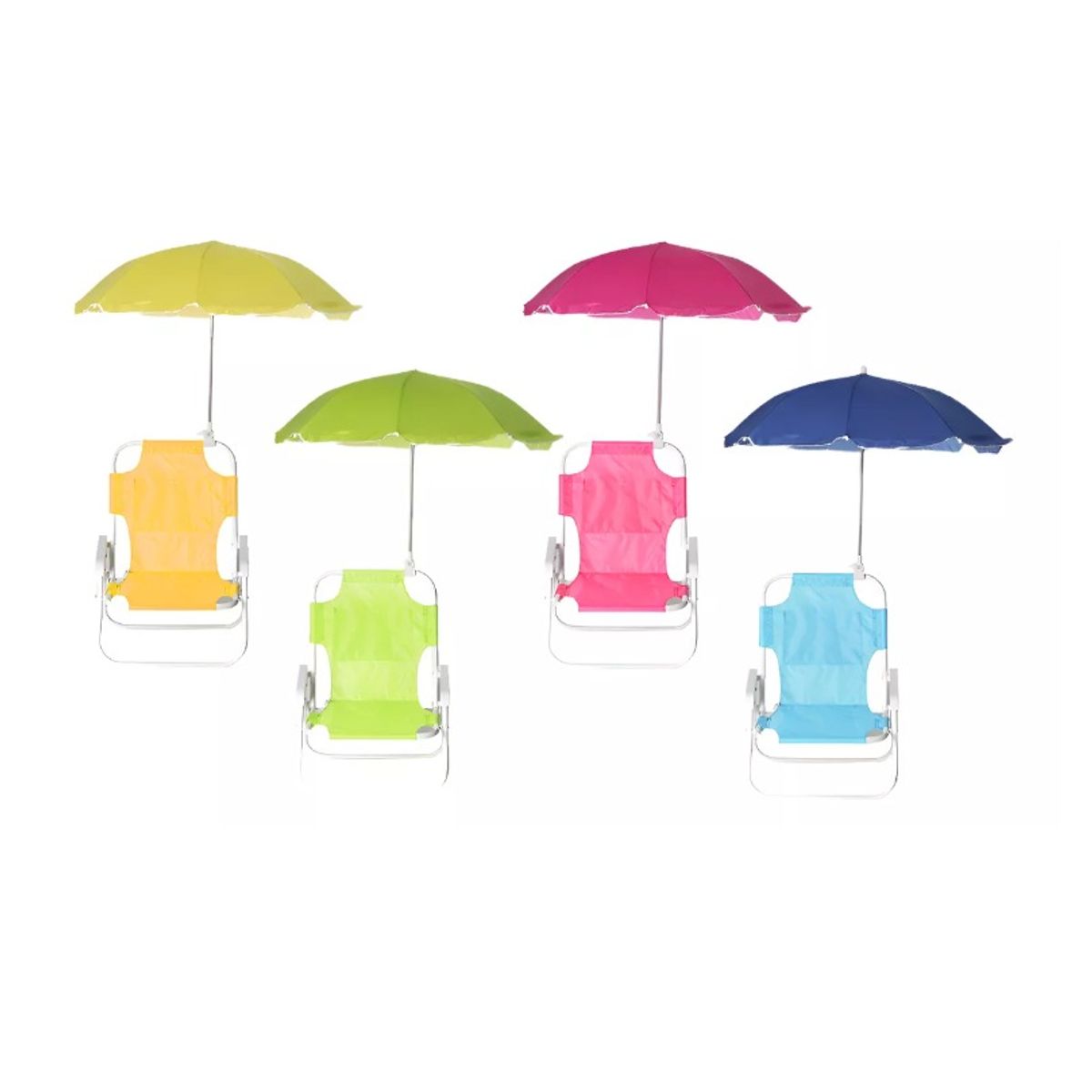 GENERICO - Silla Playa Plegable Para Niños as + Sombrilla Reclinable