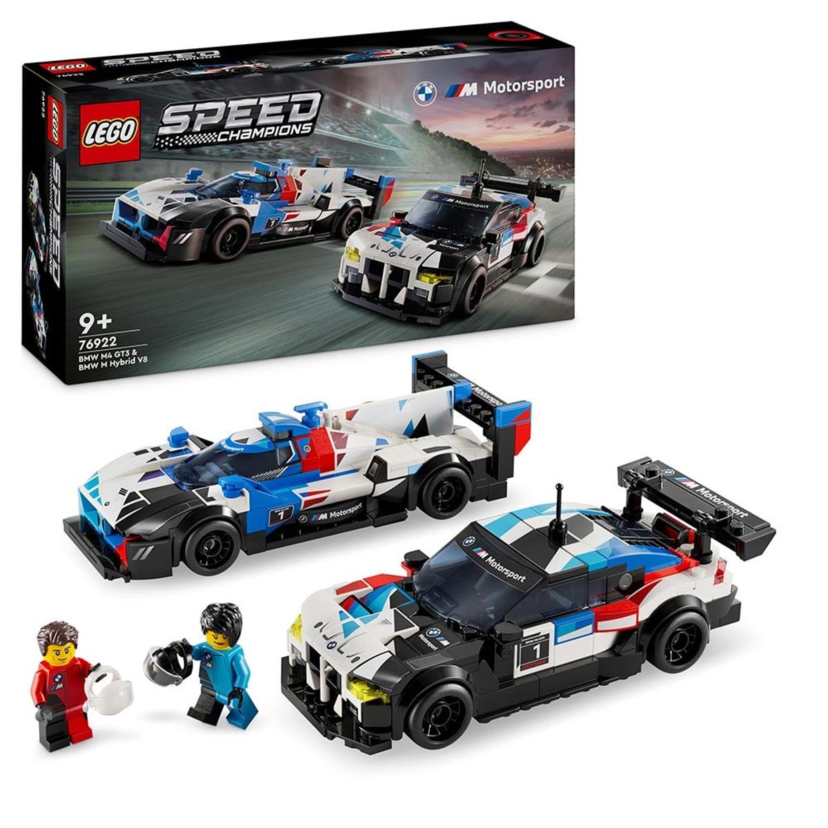 LEGO - LEGO Autos de Carreras BMW M4 GT3 y BMW M Hybrid V8 - 76922