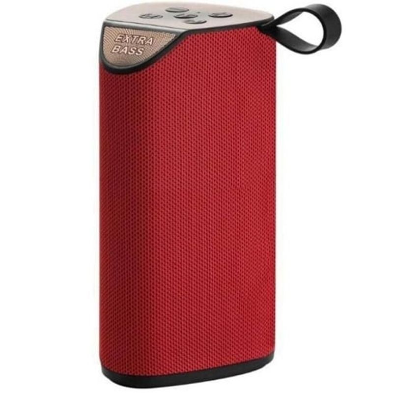 GENERICO - Parlante bluetooth GT-111 recargable Rojo