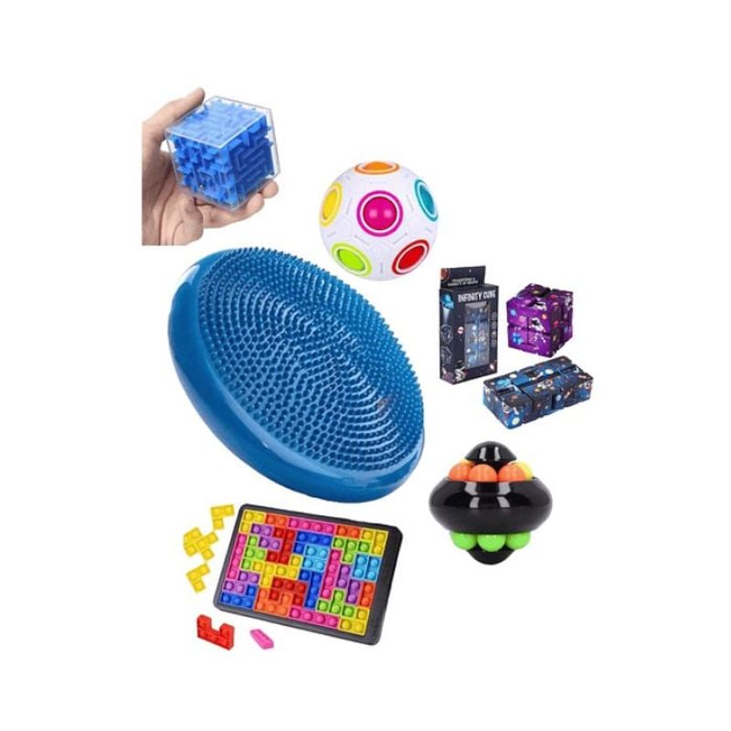 GENERICO - Pack Ingenio Cojin Sensorial Concentración Niños Autismo Tda