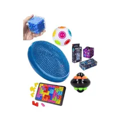 GENERICO - Pack Ingenio Cojin Sensorial Concentración Niños Autismo Tda