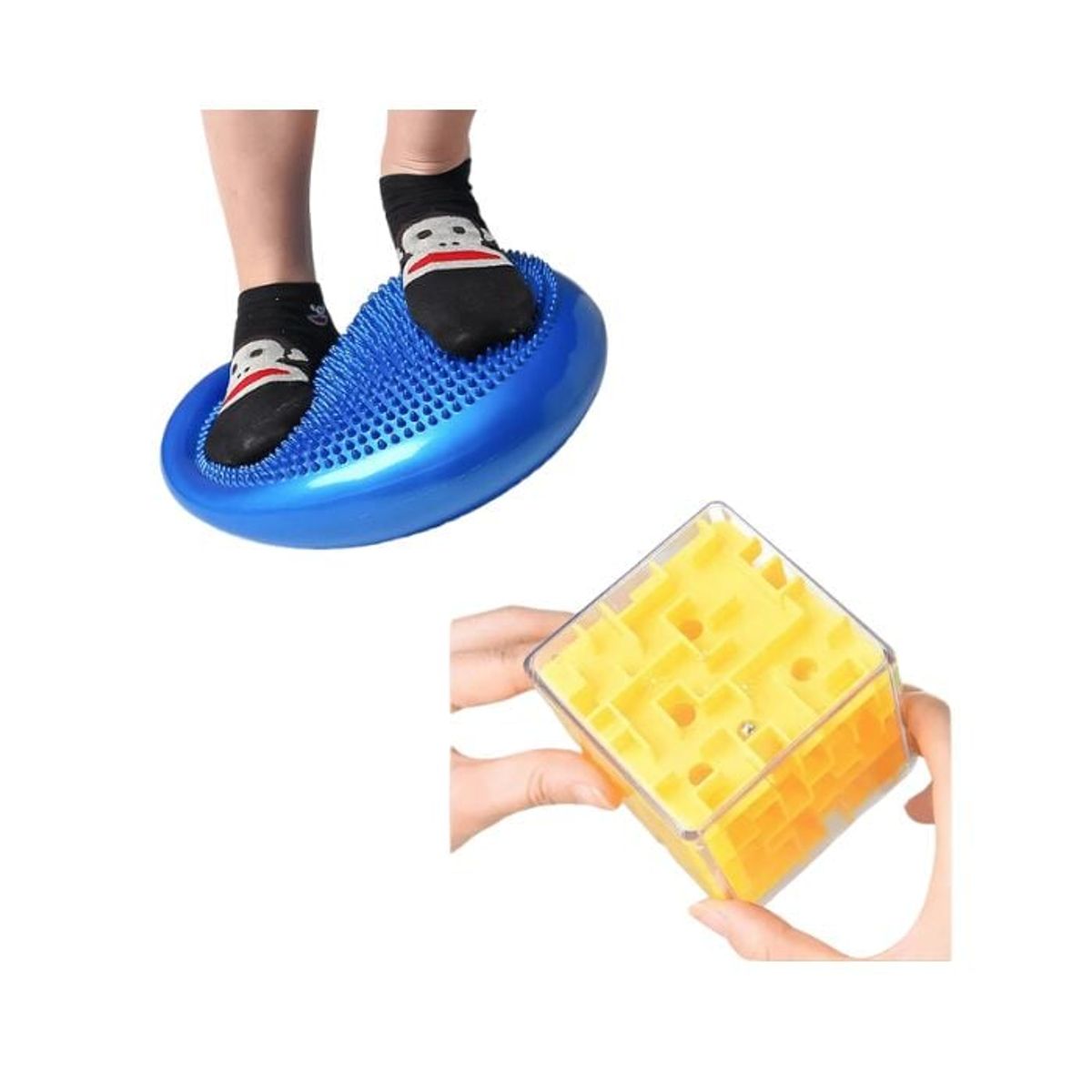 GENERICO - Pack Ingenio Cojin Sensorial Concentración Niños Autismo Tda