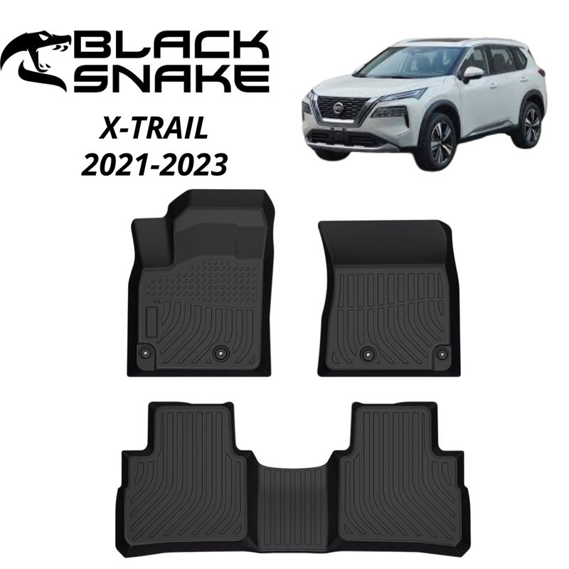 BLACK SNAKE OFF ROAD EQUIPMENT - PISOS CALCE PERFECTO NISSAN X-TRAIL 2021-2023