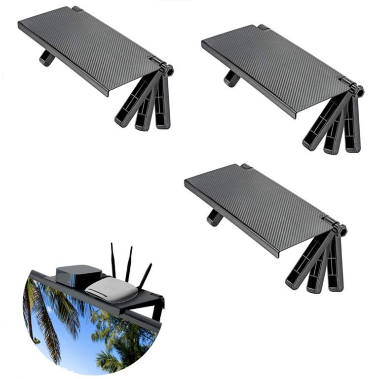GENERICO X3 Repisa Plegable Tv Monitor Control Remoto Soporte Router