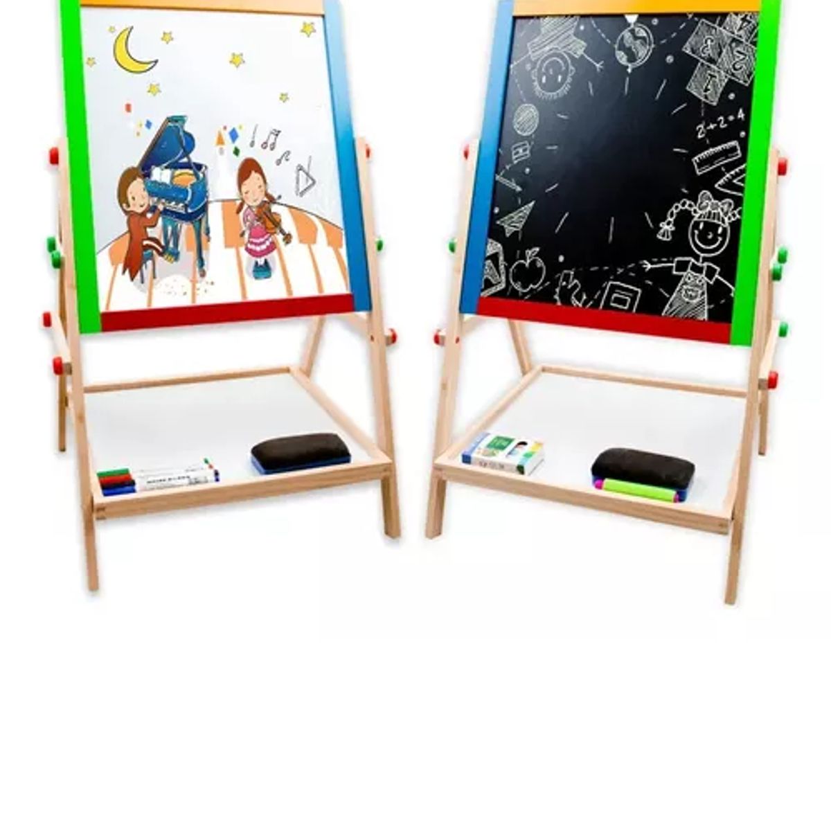 GENERICO - Pizarra Atril Para Niño Magnetica Doble tizaplumón