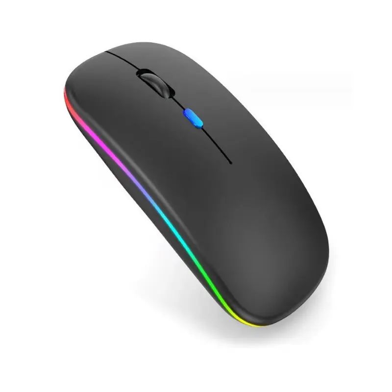 GENERICO - Mouse Portátil Inalámbrico Recargable Dual Bluetooth- 24ghz