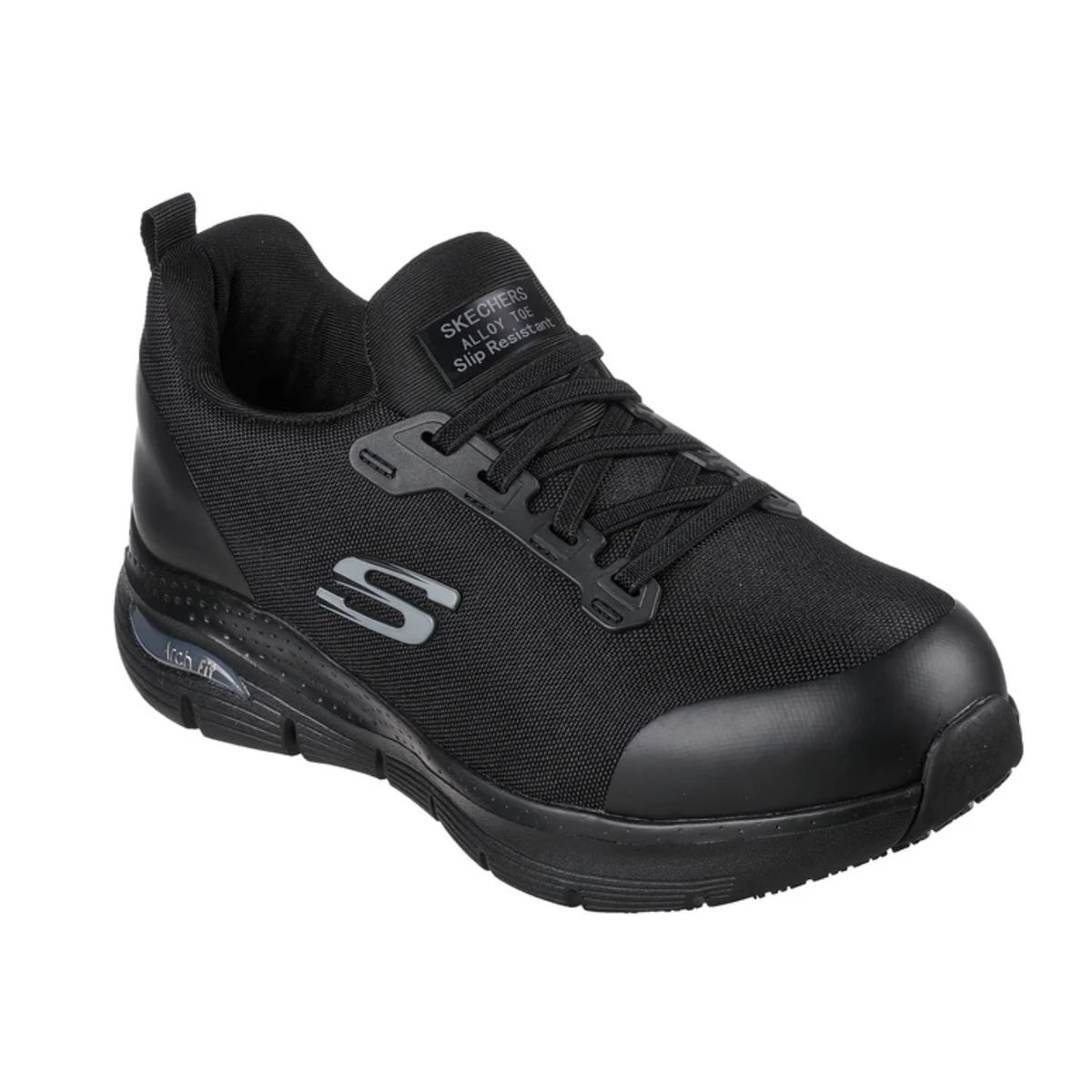 SKECHERS WORK - ZAPATILLA DE SEGURIDAD REPELENTE AL AGUA SKECHERS MODELO EVZAN