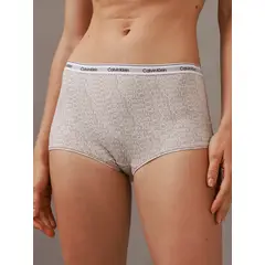 CALVIN KLEIN - Calzón Hipster Modern Logo Gris