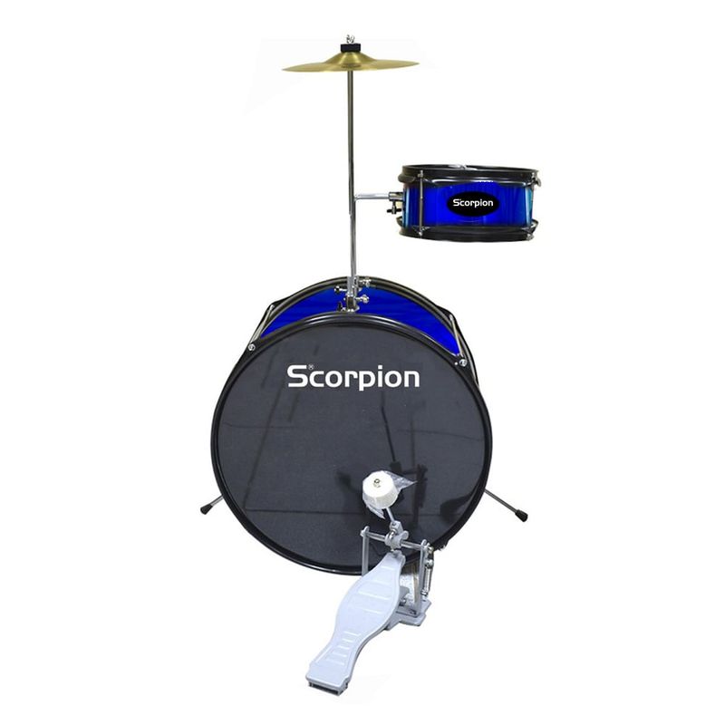 SCORPION - BATERIA NIÑO 2PCS COLOR AZUL SBJ-2BL SCORPION