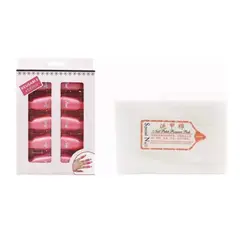GENERICO - Set Pinzas + Papel Sin Pelusa Removedor Esmalte Perm Uv Gel