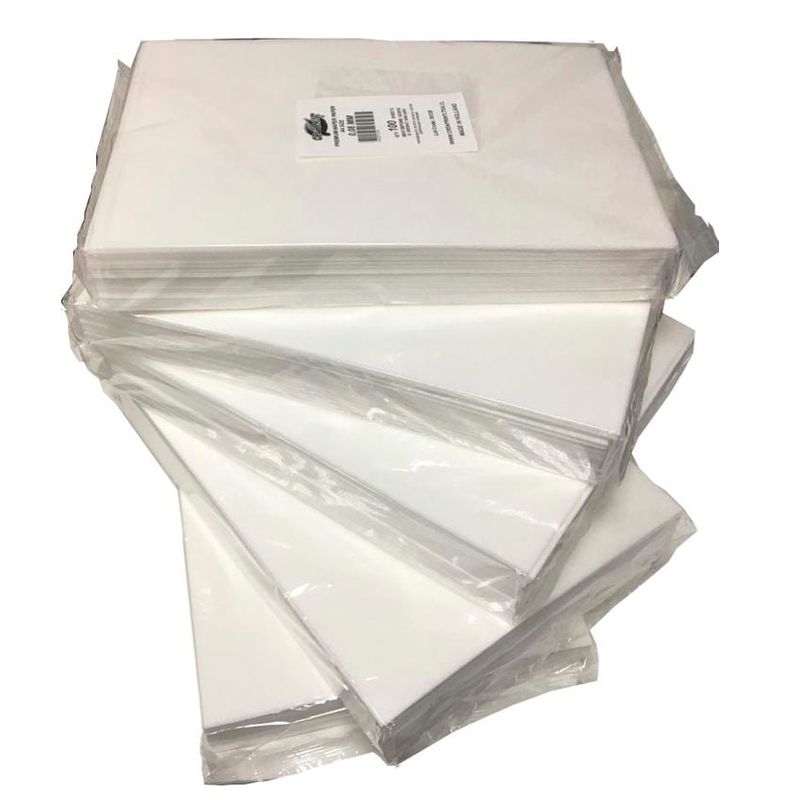 GENERICO - Papel De Arroz Comestible 100 Hojas Tamaño Carta 0,4 Mm