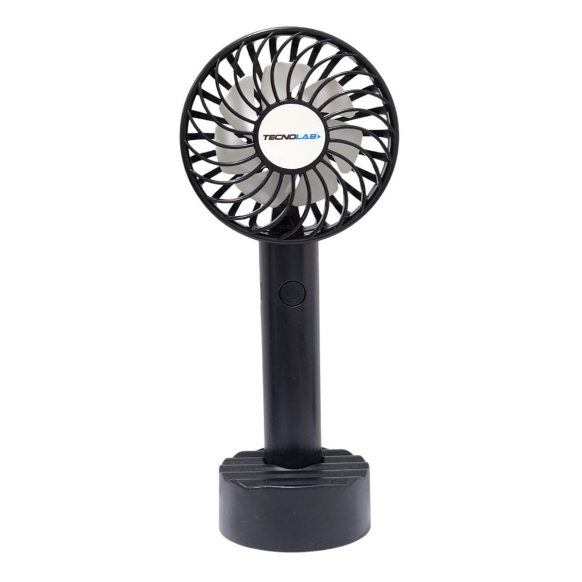TECNOLAB - Ventilador Recargable Portátil Base Tecnolab Negro TL671BK