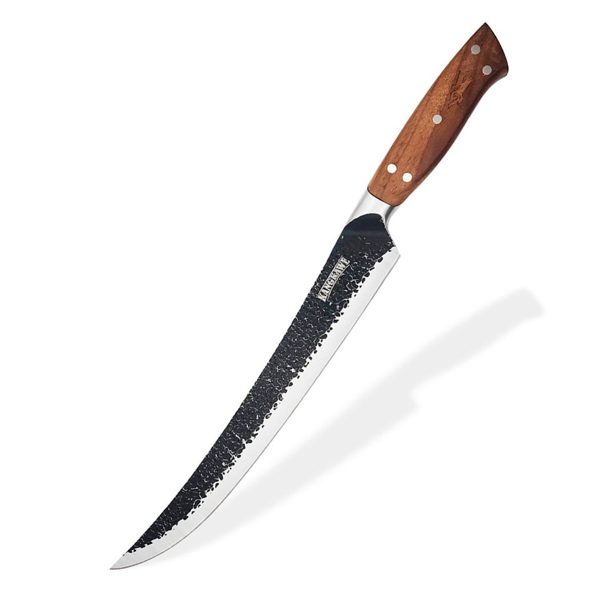 KANGKAWE - Cuchillo 10 Carnicero Curvo Martillado