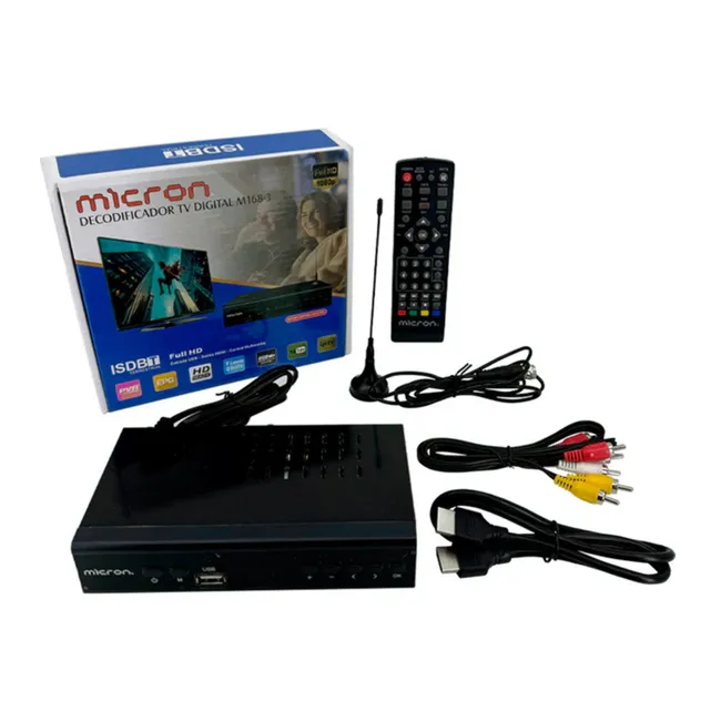 MICRON - Decodificador TV Digital Canales nacionales en Full HD  NormaChilena