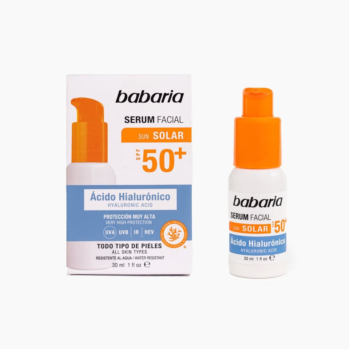 BABARIA - Serum Facial de Protección Solar SPF50 30 ml