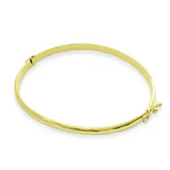 ANDREA COGGIOLA JOYAS - Pulsera Esclava Olga Broche Enchapado Oro 18K