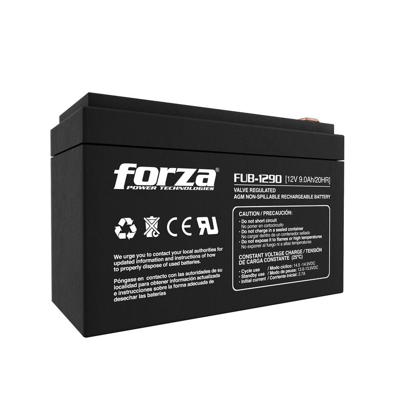 FORZA - Batería Forza FUB-1290 12v - Negro