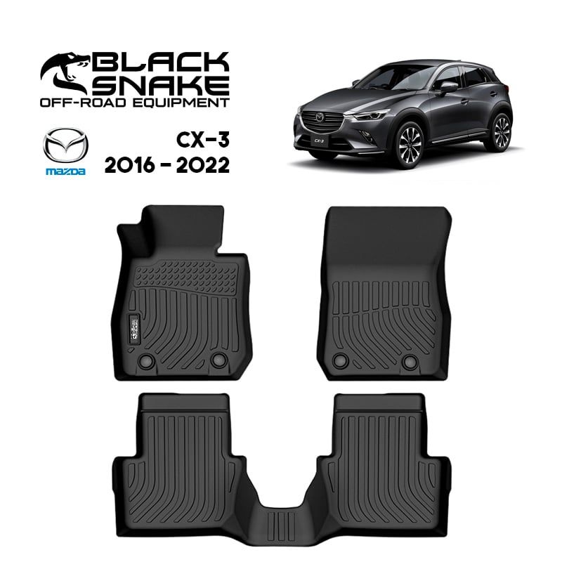 BLACK SNAKE OFF ROAD EQUIPMENT - PISOS CALCE PERFECTO MAZDA CX-3 2016-2023