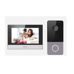 HIKVISION - Kit Videoportero IP 2MP Full HD 1080p IP65 - Negro