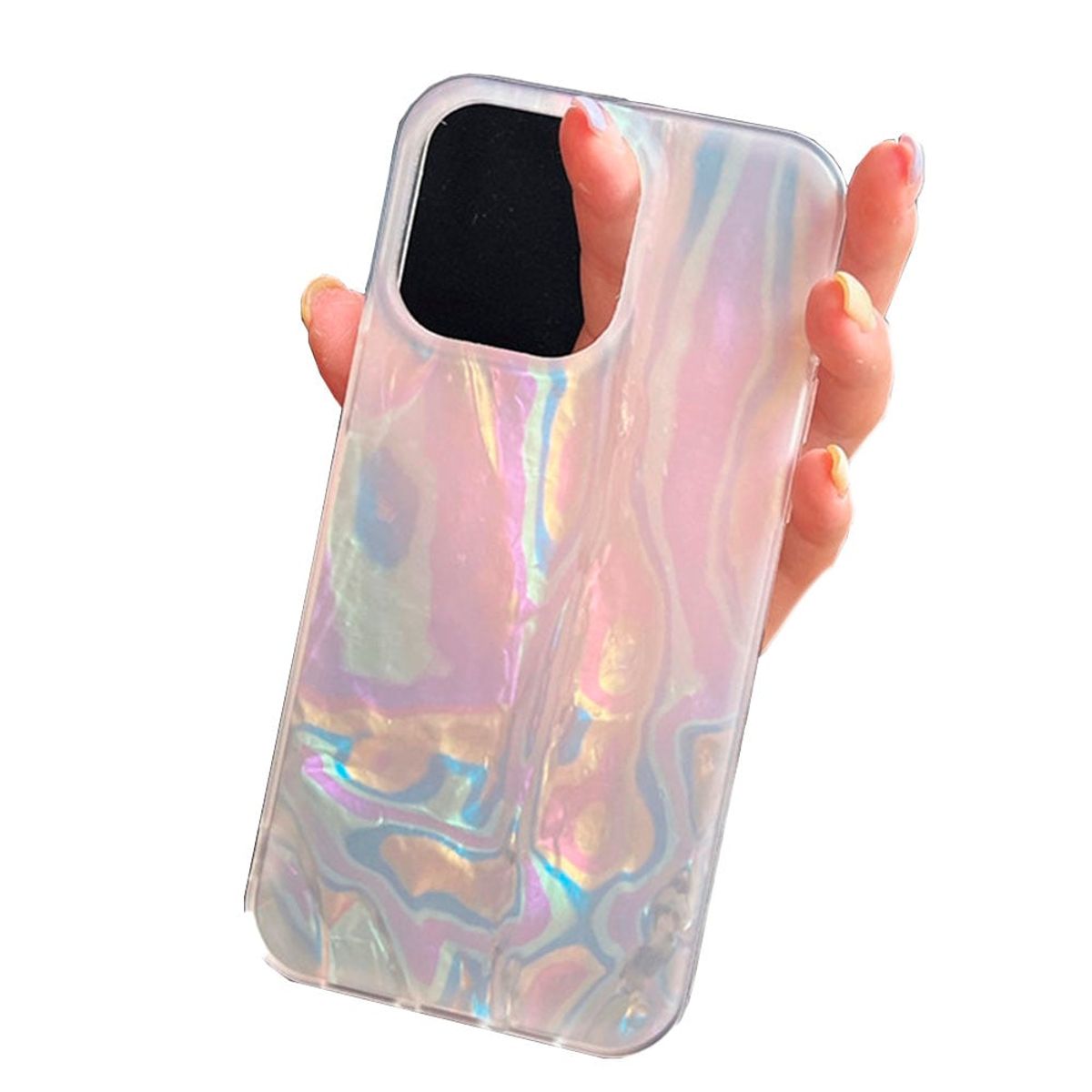 GENERICO - Carcasa Brillante Vanan Para iPhone 16 Pro Tornasol