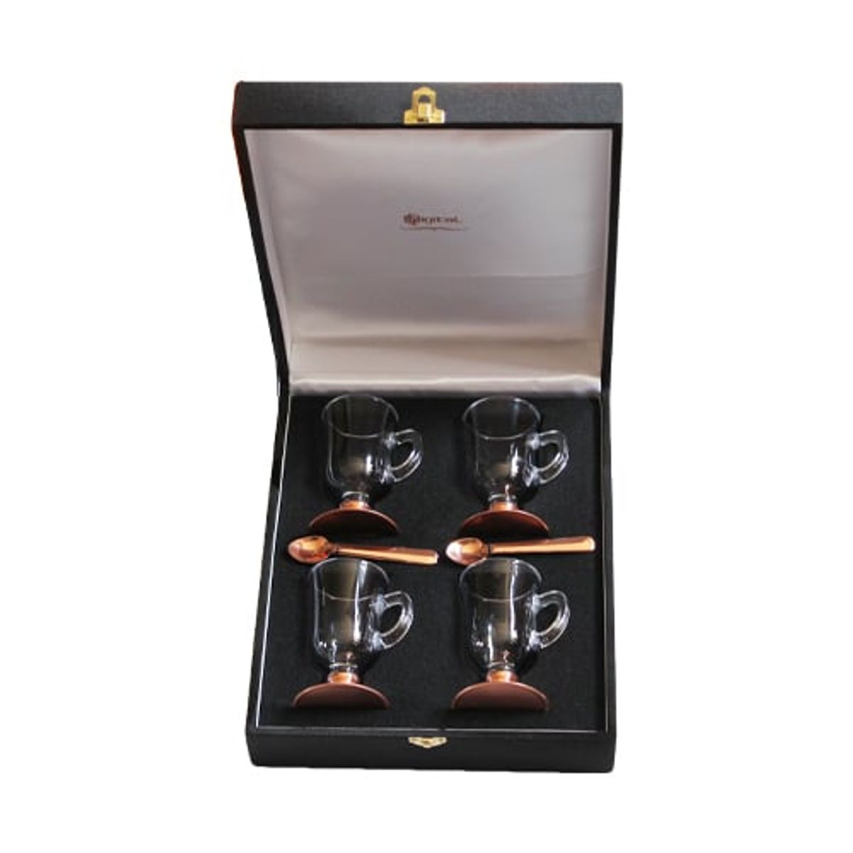 PERFECT CLASS - Set 4 Tazas de Cafe Capuchino de Cobre 110cc