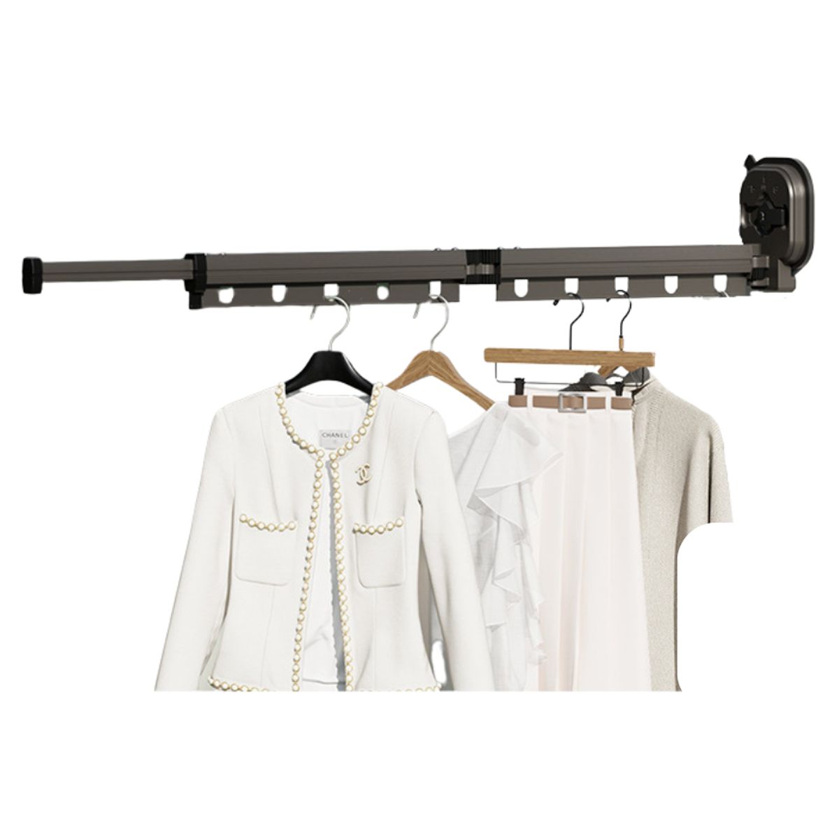 GENERICO - Tendedero Plegable Colgador Ropa Tamaño Ajustable