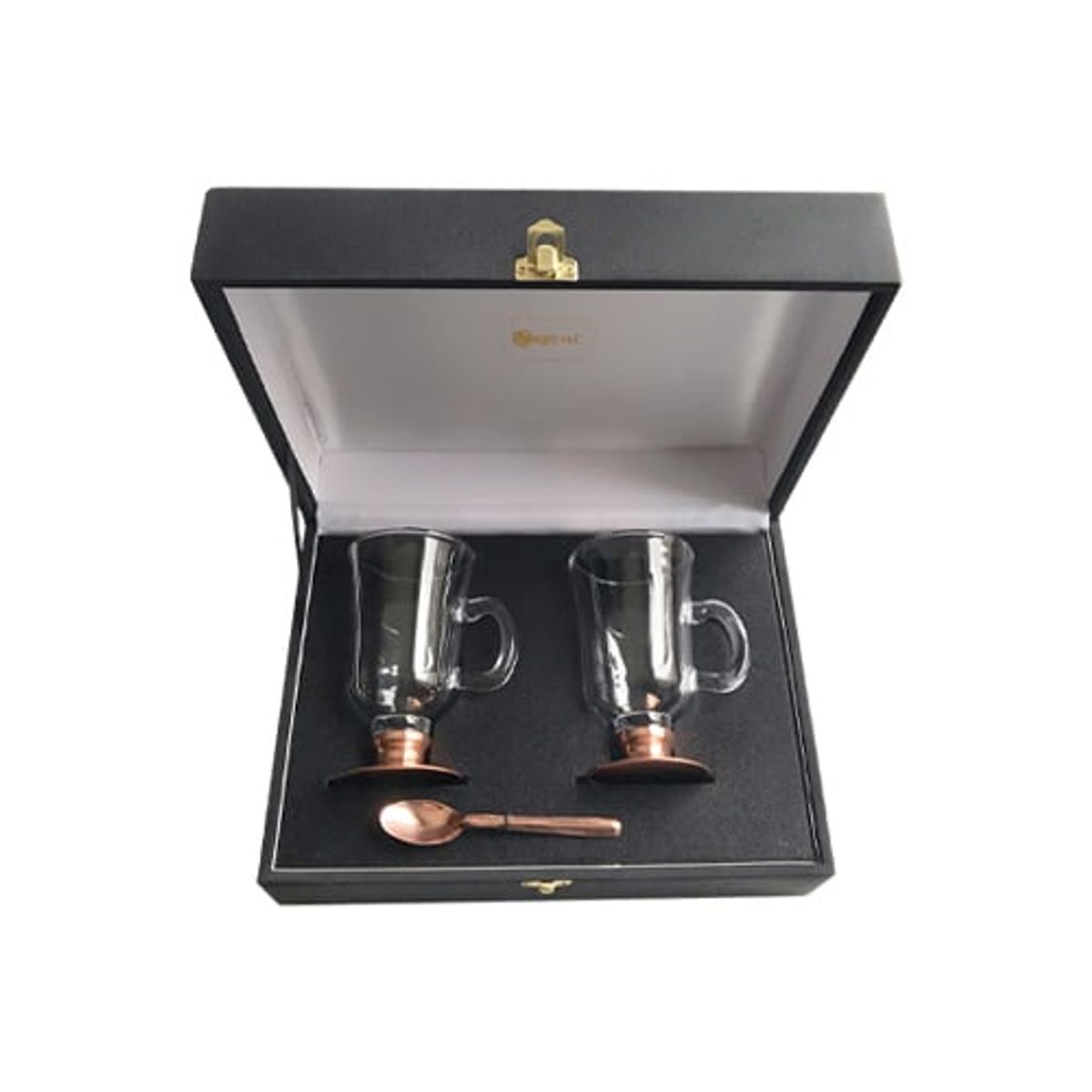 PERFECT CLASS - Set 4 Tazas de Cafe Capuchino de Cobre 220cc