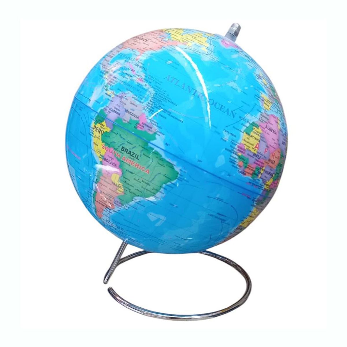 GENERICO - Globo Terraqueo  20 cm - Base metalica