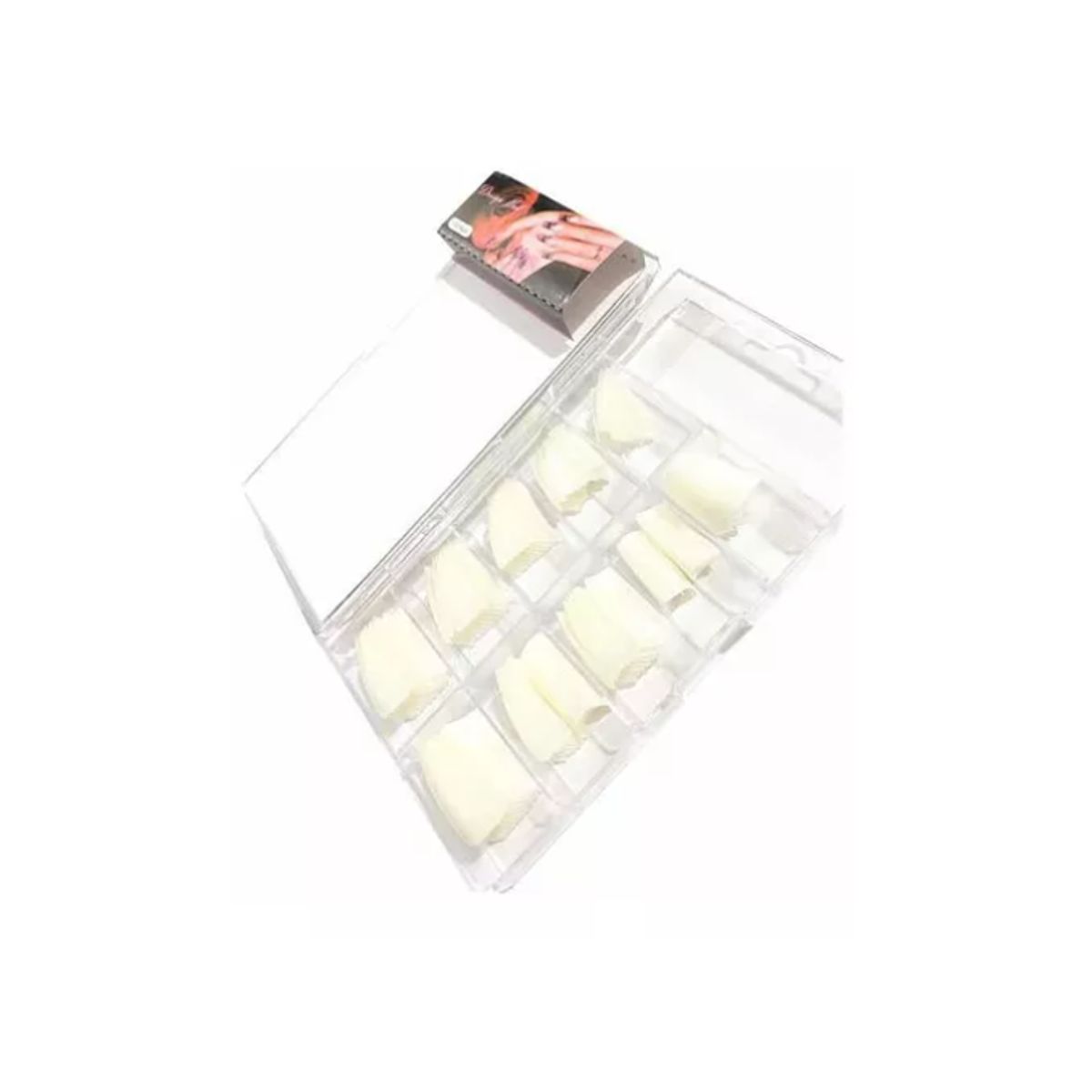 GENERICO - 100 Tips Transparente Para Gel Y Acrílico HUESO