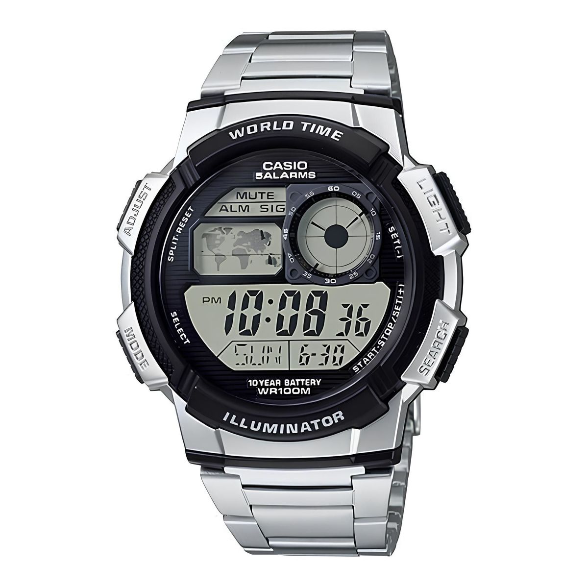 CASIO - Reloj Ae-1000wd-1av Hombre Digital Metal CASIO