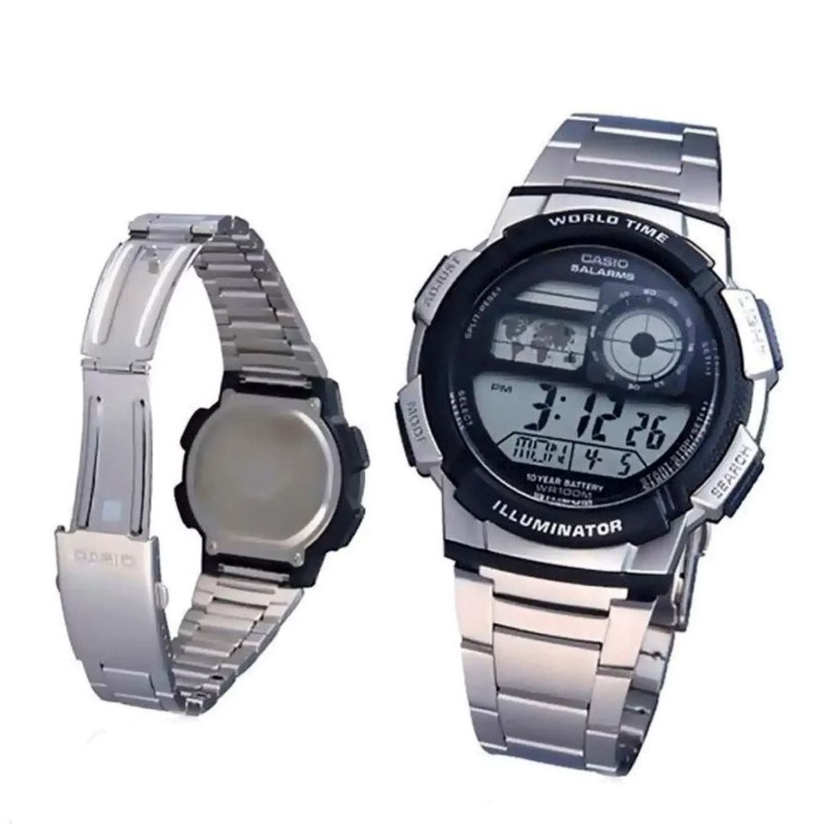 CASIO - Reloj Ae-1000wd-1av Hombre Digital Metal CASIO