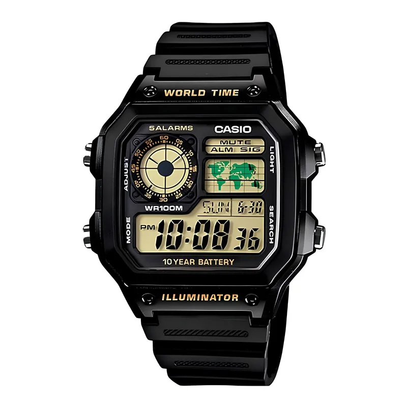 CASIO - Reloj Ae-1200wh-1bv Hombre Digital Resina CASIO