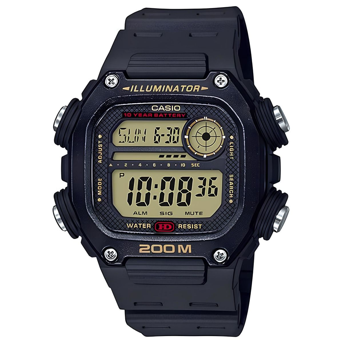 CASIO - Reloj Dw-291h-9av Hombre Digital Resina CASIO