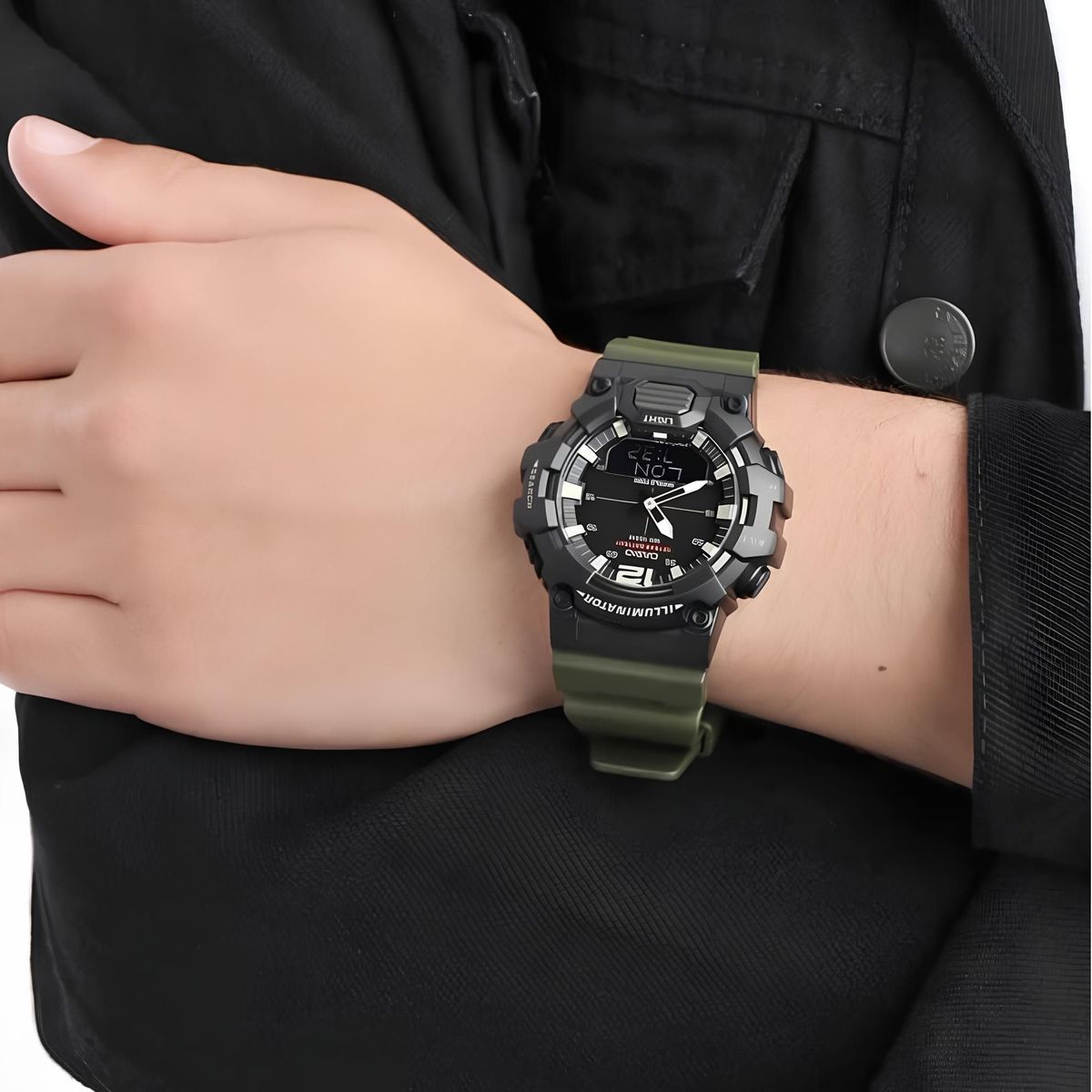 CASIO - Reloj Hdc-700-3av Hombre Analogo Digital Resina CASIO