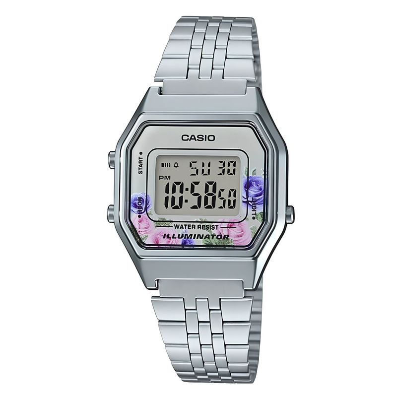 CASIO - Reloj Niños Reloj la-680wa-4c vintage digital metal CASIO