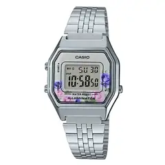 CASIO - Reloj Niños Reloj la-680wa-4c vintage digital metal