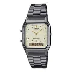 CASIO - Reloj Aq-230gg-9a Hombre Analogo Digital Metal